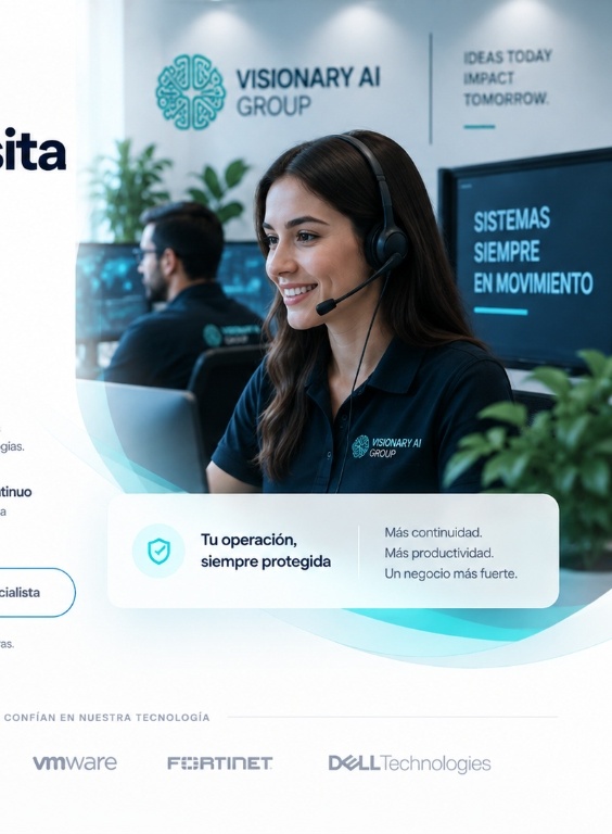 Atención y soporte de Visionary AI Group